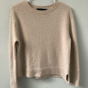 Jenni Kayne Everyday Wool/Cashmere Sweater in Oatmeal